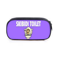 2023 Summer Explosions Skibidi Funny Toilet Printed Single Layer Pencil Bag Polyester Stationery Bag Wholesale