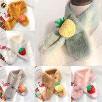 VFBF Cute Winter Neck warmer Imitation Rabbit Fur Kids Scarf Comfortable