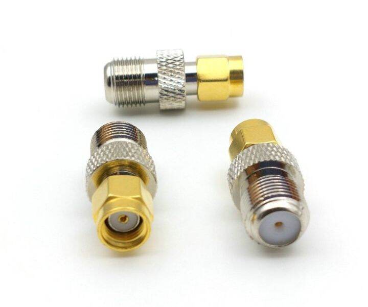 50pcs-100pcs-copper-f-type-female-jack-to-rp-sma-male-plug-center-rf-coaxial-connector-electrical-connectors