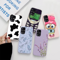 For Samsung Galaxy A51 4G A 51 Case Dinosaur Phone Fundas For Samsung GalaxyA51 Flowers Animal Shockproof Silicone Fundas Bumper Phone Cases