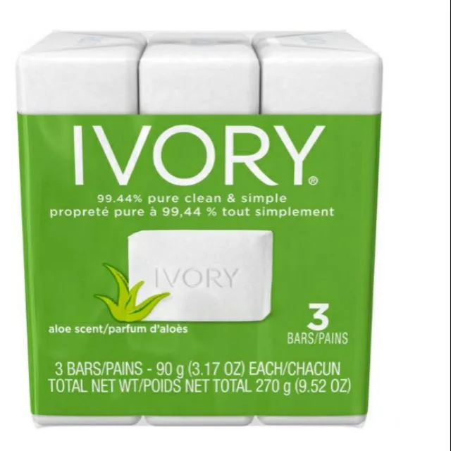 Ivory Aloe Scent Bar Soap 3Bars | Lazada PH