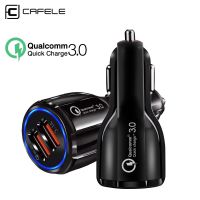 Cafele เครื่องชาร์จอเนกประสงค์ที่ชาร์จแบตในรถ Usb Qc3.0ชาร์จอย่างรวดเร็วสำหรับ Iphone X Xs Max Xr Huawei Samsung Xiaomi