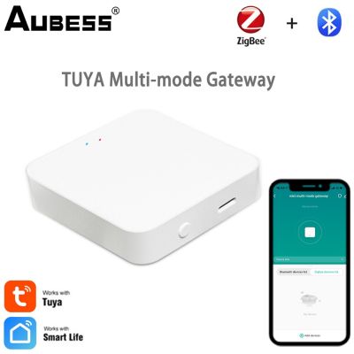 Tuya Smart Gateway Hub Zigbee Multi-Model Smart Home Bridge WiFi Bluetooth Smart Life APP รีโมทคอนลไร้สาย Alexa
