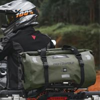 Waterproof Motorcycle Tail Bag Travel Outdoor Dry Luggage Roll Pack Bag 40/66 Motorbike Luggage Backpack Motorcycle Seat Bag