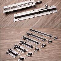 1pc Door Bolt 2/3/4/5/6/8 Inch Lock Sliding Door Chain Lock Furniture Latch Home Safety Stainless Steel with Screws