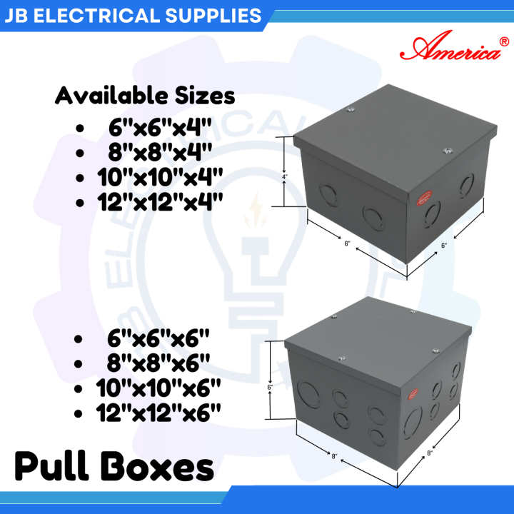 America Pull Box Metal Electrical Square Lazada PH 