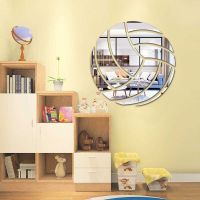 Acrylic Football DIY Mirror Wall Stickers Self-adhesive Home Decor Stickers Tennis Baseball Rugby Volleyball Soccer Wall Sticker Wall Stickers  Decals