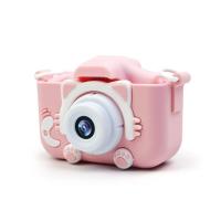 ZZOOI New X5S Childrens Digital Camera With Cat Silicone Cover Cartoon Childrens Camera Cute Toys HD Camera Photography Video Sports &amp; Action Camera