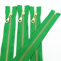 □ 30-60Cm (12-24 Inches)10 Pcs 5 Brass Metal Open End Zipper 20 Colors