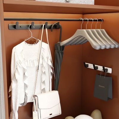 Black White Bathroom Robe Coat Towel Hanger Hook Wall Mounted Living Room Wardrobe Clothes Coat Bags Holder Storage Rack Hooks