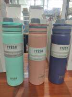 กระบอกน้ำ สแตนเลสแท้ 304 ยี่ห้อ TYESO ของแท้ 100%รุ่น TS-8709B ขนาดใหญ่750 ml เก็บความเย็นได้ 24 ชม น้ำไม่เกาะ ***ส่งด่วนเคอรี่