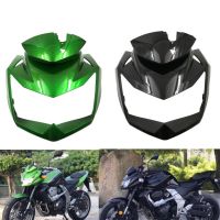 ฝาครอบไฟหน้าคอหัว Z750ด้านหน้าสีดำสีเขียวสีขาวไม่พ่นสีสำหรับ Kawasaki Z-750 Z 750 2007 - 2012