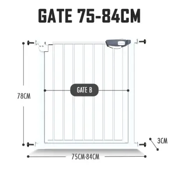 Stair gate outlet for bedroom door