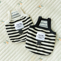 Summer Thin Style Dog Vest Simple Striped Puppy Suspender Tractable Teddy Clothes Soft Pullover For Pets Dog Products Clothing Shoes Accessories Costu