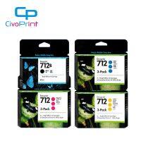 Civoprint ต้นฉบับใหม่712 712B ตลับหมึกสำหรับเอชพี Designjet T650 T630 T250 T210ตลับหมึก HP712เครื่องพิมพ์ T230