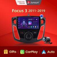 Junsun V1เครื่องเสียงรถยนต์,วิทยุอัตโนมัติแอนดรอยด์ Carplay ไร้สาย GPS สำหรับฟอร์ดโฟกัส3 2011-2019 4G 2Din วิทยุอัตโนมัติ