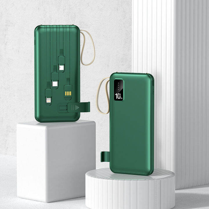 power-bank-30000mah-usb-พาวเวอร์แบง-fast-charging-สีดำ-เพาเวอร์แบงค์-รวมสายชาร์จ-4-เส้น-เหมาะสำหรับมือถือรุ่นต่างๆ-พาวเวอร์แบงค์จำเป็นสำหรับการเดิน