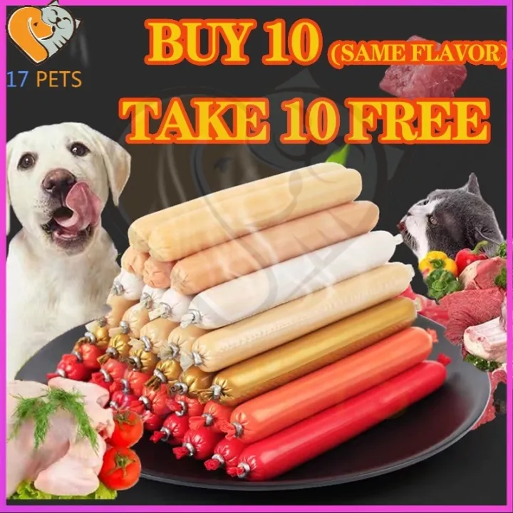 Bazaar pet shop Pet Sausage Dog Sausage 15g Cat Sausage Pet Snack Cat