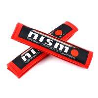 2 x NISMO JDM Style Cotton Auto Seat Belt Cover Shoulder Strap Pads for 180SX 240SX 350Z 370Z G35 G37 GTR Silvia Skyline Seat Covers