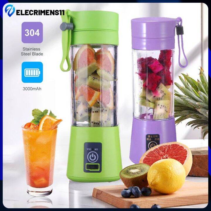 USB Electric Fruit Juicer Cup Portable Rechargeable Juice Blender Mixer