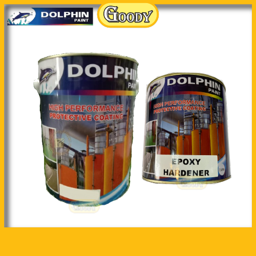 DOLPHIN PAINT 9300 Epoxy Coating 5L with epoxy hardener 1L ( for ...
