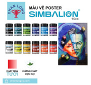 Màu vẽ Poster nhũ,màu nước nhũ Simbalion ,màu lẻ,màu bột,tô tượng,vẽ tranh