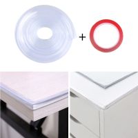 Transparent Table Edge Furniture Guard Corner Protectors Bumper Strip with Double-Sided Tape for Cabinets, Tables, Drawers 1M