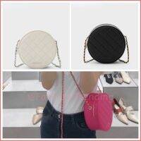 2022CNK ˉLingge Saddle Round Slingbag Women Chain charlesˉ&amp;keithˉShoulder Bag