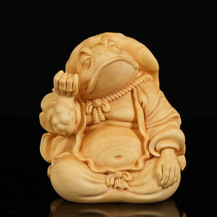 Naruto Frog statue,wooden Frog statue,wooden handmade craft statue