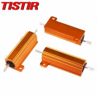 50W 100W Aluminum Power Metal Shell Case Wirewound Resistor 0.01R 100K 1 6 8 10 20 200 500 1K 10K ohm resistance RX24