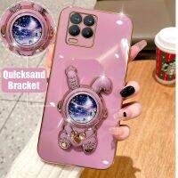 Quicksand Astronaut Plating Holder Oppo 8 5 5i 6i 8i 9 10 C21 C21Y C25Y C33 C35 C55 Cover