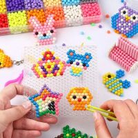 2023 1000 Pcs/box DIY Water Spray Magic Beads Crystal Beads Puzzle Craft Kit Gift Variety Bean Toys Puzzles for Children Toys