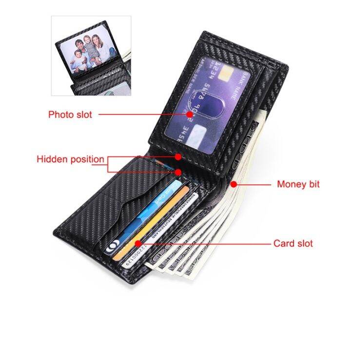 layor-wallet-dienqi-rfid-กระเป๋าสตางค์ขนาดเล็กคาร์บอนไฟเบอร์-กระเป๋าคลัทช์สีดำบางเฉียบกระเป๋ากระเป๋าใส่เงินกระเป๋าสตางค์หนังผู้ชายขนาดเล็ก