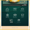 KAISA VILLA JD-8002 USA Heavy Duty Air Fryer 5.5 Liters (Advance Fryer Powerful Frying Technology) Induction Multifunctional Best Quality Authentic 100% Original Ultra-quiet Mode Delicate Touch Control Sell Like Hot For Air FryerEfficient And Fast Frying. 