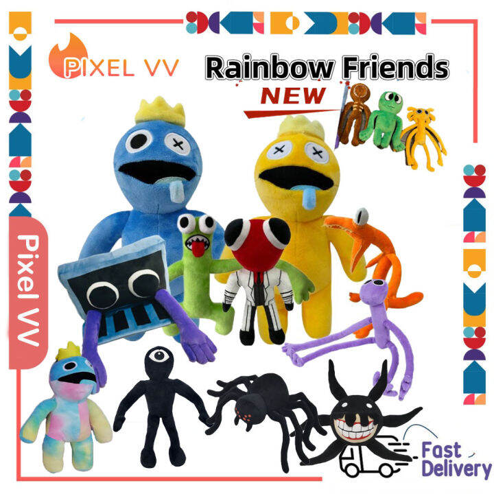 Rainbow Friends Robloxs Plush Toy Tune The Rainbow Cartoon Plush Doll 