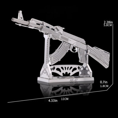 Dsj】ชุดปริศนาโลหะ AK-473D สำหรับเด็ก,ของเล่นภาพต่อปริศนาตัดด้วยเลเซอร์แบบทำมือ