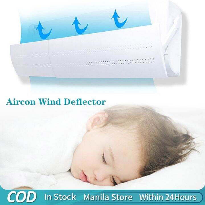 Aircon Wind Deflector Adjustable Air Conditioner Windshield Antidirect
