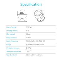 Z Wave Plus 700Series PIR Motion Detector with Temperature Humidity Light Sensor Work with Smartthing,Vera