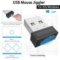 ZZOOI USB Mouse Jiggler USB 2.0 Female to Type-C OTG Adapter Mini Automatic Computer Mouse Mover Jiggler Keeps Awake Simulate Mouse