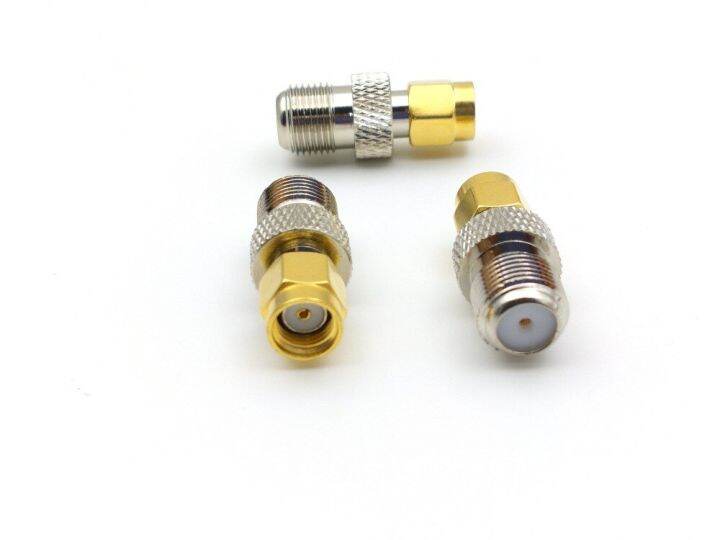 50pcs-100pcs-copper-f-type-female-jack-to-rp-sma-male-plug-center-rf-coaxial-connector-electrical-connectors