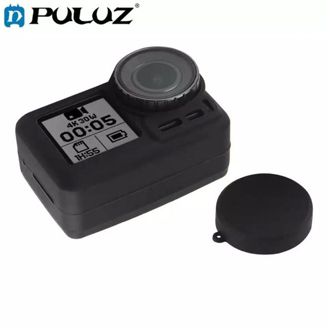 puluz-silicone-protective-case-with-lens-cover-for-osmo-action-ป้องกันรอย-กันกระแทก