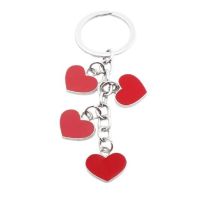 【CW】 Enamel Keychain Keys Car Keyring Punk Couple Pendant KeyChains Female Jewellry