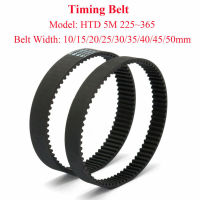 1pcs Width 10/15/20mm HTD 5M rubber arc tooth timing belt pitch length 225-365mm drive belt pitch 5mm