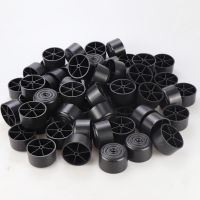 【LZ】❍℡❅  Almofadas de pés levantadas de plástico para sofá acessórios para pés redondos pés de mesa de café pés do armário cama para móveis 30mm