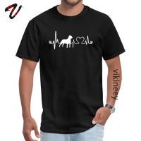 Staffordshire Terrier Heartbeat Great Cheap Adult Top T-Shirts Funny Print Tops Tees Clothing Shirt Men