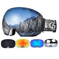 Ski Goggles Outdoor Riding Equipment Double Layers Anti-Fog Big Ski Mask Glasses Skiing Snow Men Women Snowboard Goggles