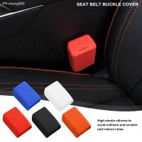 Silicone Car Seat Belt Buckle Covers Dust Prevention Car Safety Buckle Clip Scratch-proof Protector Car Interior Button Cover