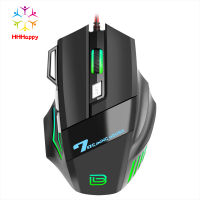 G5 Wired Gaming Mouse 7d RGB Luminous 7 Buttons 3200 Dpi Usb Mechanical Mice Compatible For Windows 2000 / Xp / Win7 / Win8 / Win10