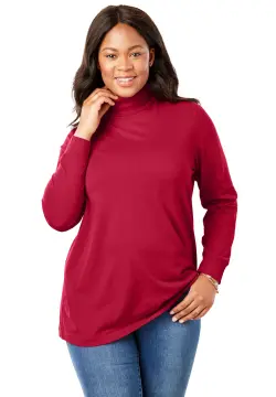 Plus size long outlet sleeve turtleneck