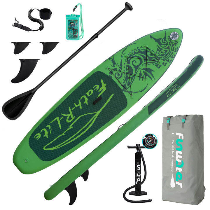 surfboard-พร้อมส่งในไทย-บอร์ดเป่าลม-บอร์ดยืนพาย-ขนาด-320-ซม-sup-board-paddle-board-พร้อมไม้พาย-และ-อุปกรณ์บอร์ดเป่าลมสําหรับเล่นเซิร์ฟ-ซับบอร์ด